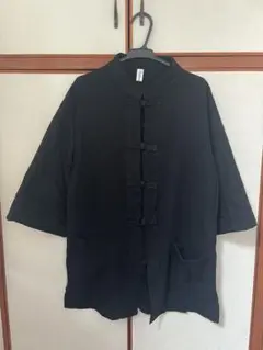 チャイナ シャツ 黒