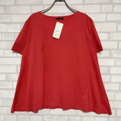 【新品・未使用】Ranan ラナン 裾フレア コットン Tシャツ 半袖 LL