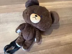 くまのがっこう クマ型リュック ブラウン 幼児用 ぬいぐるみ