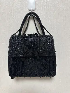 アンティーク　ハンド　ショルダーバッグ