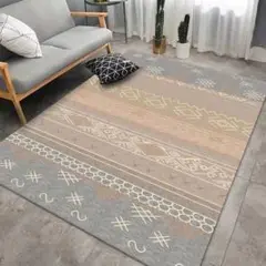 カーペット160*230cm 北欧 ラグ 洗える 抗菌防臭耐磨耗性 A#51
