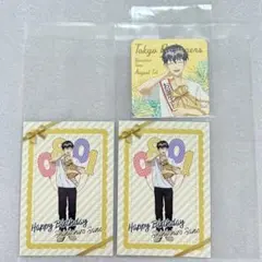 東京リベンジャーズ キャラCAFE バースデーパーティー コースター 佐野真一郎