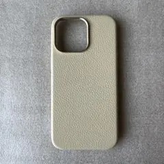 【HanaRo】 iPhone15Promaxケース　アイボリー