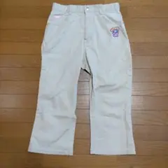 ベージュ デザインパンツ　ANGEL♥BLUE 　Sサイズ 古着