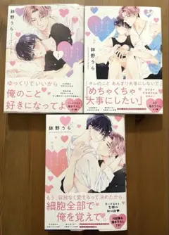 BL コミック　心くんは愛とかいらない 1〜3巻