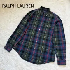 【現行品 国内正規品】ラルフローレン 長袖 シャツ クラッシックフィット L 緑