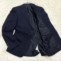 n6828 美品✨オンリー ストライプ柄スーツジャケット 170Y 裾スリット