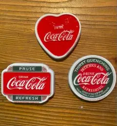 コカコーラ　マグネット3点セット【未使用品】　アメリカン