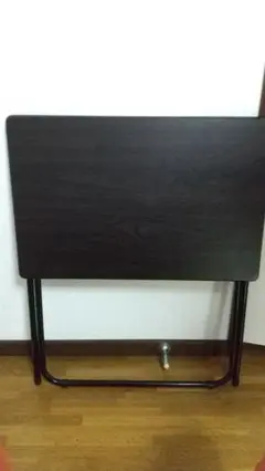 NITORI 折りたたみテーブル ダークブラウン 70x50cm