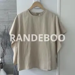 randeboo ランデブー ベージュ フレンチスリーブ トップス 半袖