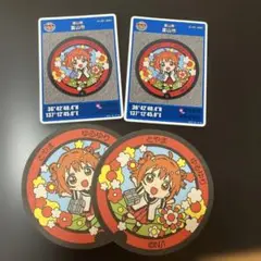 マンホールカード 2枚　ゆるゆり　富山市