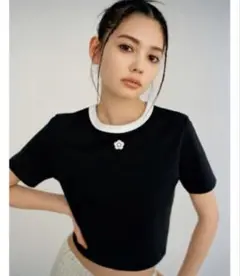 【LILY BROWN×MARY QUANT】バリエーションクロップドTシャツ