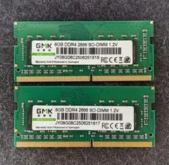 【動作確認】DDR4 2666 SO-DIMM 16GB (8GB x 2枚組)