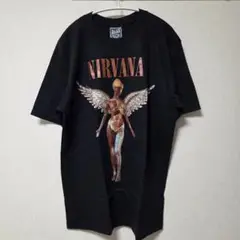NIRVANA ニルヴァーナ 新品 両面プリント バ ンドTシャツ L