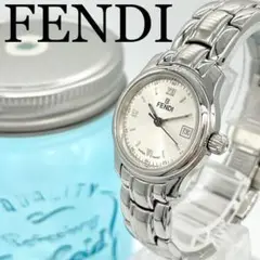 151 FENDI フェンディ時計 レディース腕時計 シルバー シンプル デイト
