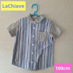 【LaChiave】100cm半袖ブラウスシャツ