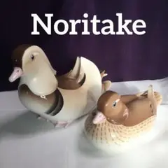 ノリタケ 鴨 カモ おしどり夫婦