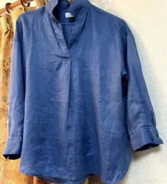 ネイビー 長袖シャツ UNIQLO Sサイズ
