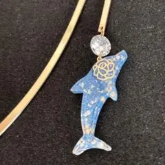 【Sparkle in the Tides】イルカと星の砂のブックマーカー　栞