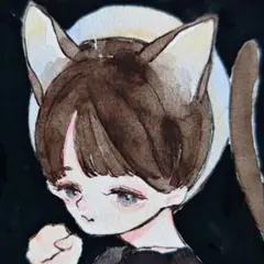 男の子 手描きイラスト アナログイラスト オリジナルイラスト