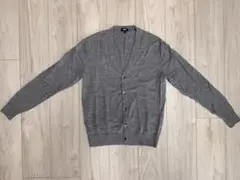 UNIQLO グレー Vネックカーディガン M