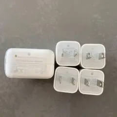 Apple 10W USB Power Adapter + 充電器4個