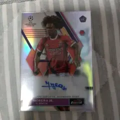ベンフィカ　MOREIRA JR 直筆サイン　ルーキーカード