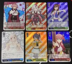 ヴァイス ホロライブ あやめ、みこ、まつり、そら、ルイ、アイラニ SR 6枚