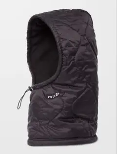 ボルコム　VOLCOM 黒 キルティング フードウォーマー　バラクラバ