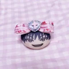 おまんじゅう ヘッドドレス ぬいぐるみ ヘッドドレス リボン