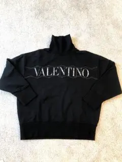 VALENTINO ブラック ハイネック スウェット