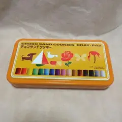 チョコサンドクッキー（クレパス缶） 空き缶です。