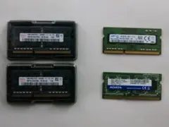 DDR3 4GB 4枚セットまとめて計 16B メモリ 1600