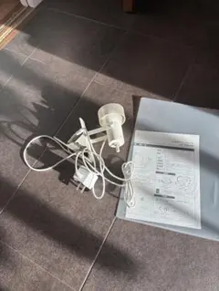 ホワイト クリップライト ACアダプター付き