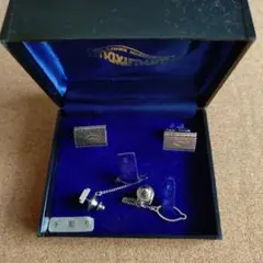 maximum シルバー カフスボタン ネクタイピン セット☆プロフィール必読☆