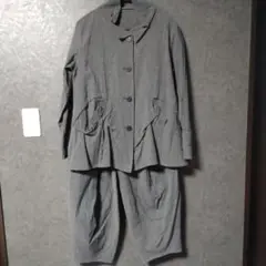 慈雨　パンツセットアップ　グレー
