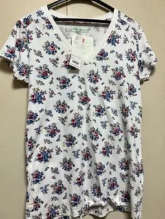 Uniqlo LAURA ASHLEY 花柄VネックTシャツ Lサイズ 未着用