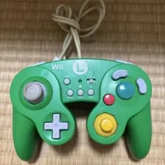 Wii ゲームキューブコントローラー ルイージ