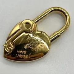 エルメス 2004年限定 ファンタジー ハート カデナ 南京錠 ゴールド