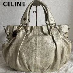 ✨美品✨ CELINE トリオンフ ハンドバッグ レザー ゴールド