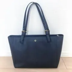 トリーバーチ　トートバッグ　A4サイズ　ネイビー