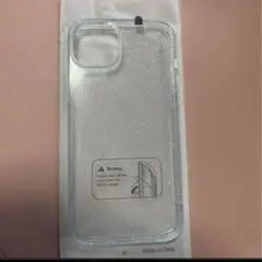 iPhone14ProMax用 クリアケース フィルム付 クリア ラメ