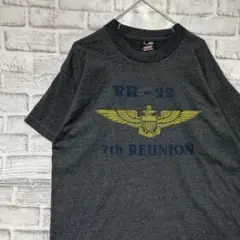 USA製90sヴィンテージTシャツ！シングルステッチ　グレー半袖古着　L723