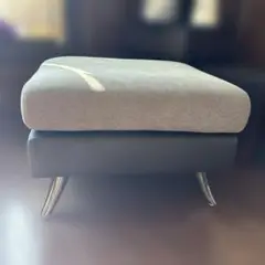 ニトリ　オットマン　スツール　グレー