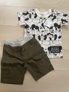 BREEZE Tシャツ ハーフパンツ 上下セット 2点セット ミッキー