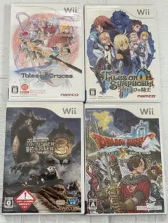 ⭐️24時間以内発送⭐️ Wiiソフトまとめ売り　4本セット　ドラクエ　モンハン