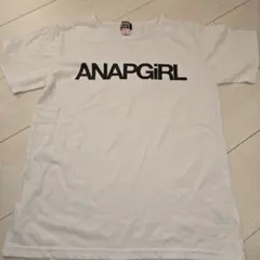 ANAPGIRL ロゴプリント Tシャツ ホワイト