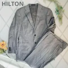 HILTONビジネススーツ上下セット　グレー イタリア製[M9/10]