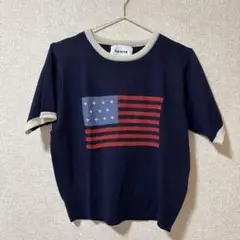 アソート柄サマーニットトップス