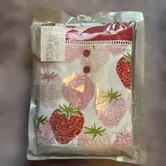 Afternoon Tea いちご柄エプロン フリーサイズ レッド　新品未使用